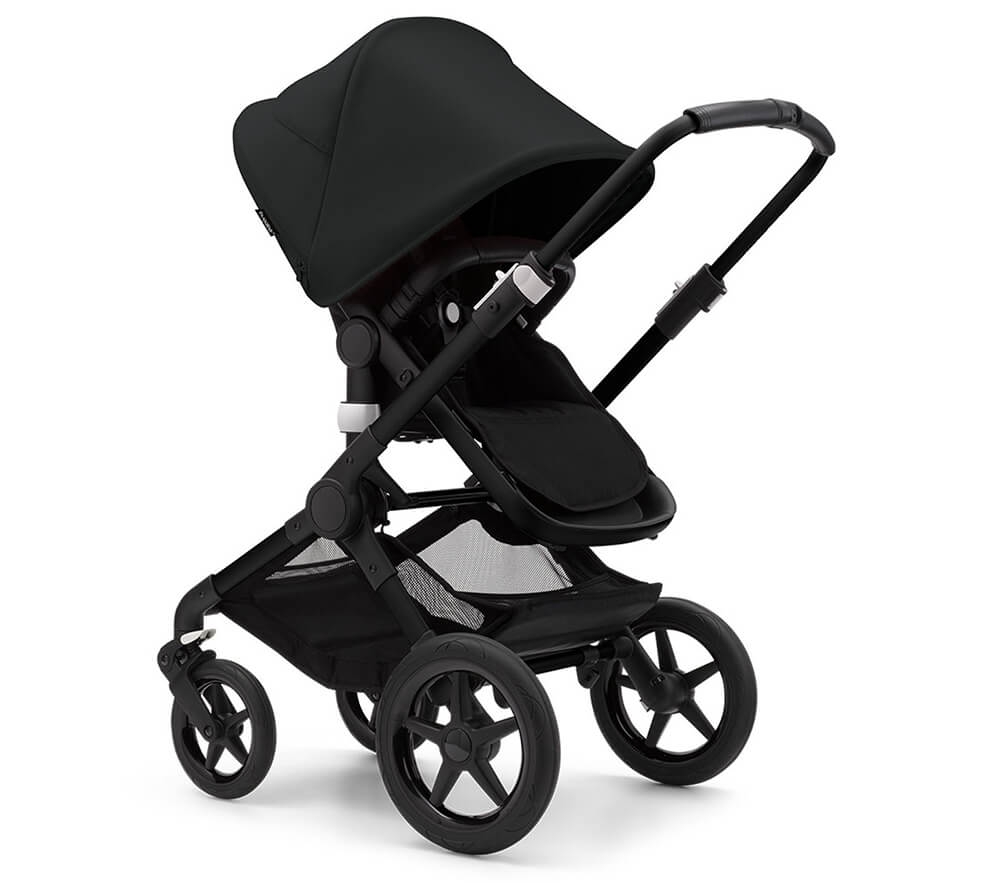 Bugaboo Fox 3 Complete Full-Size Stroller - The Most Advanced Comfort  Stroller - Black/Midnight Black-Midnight Black