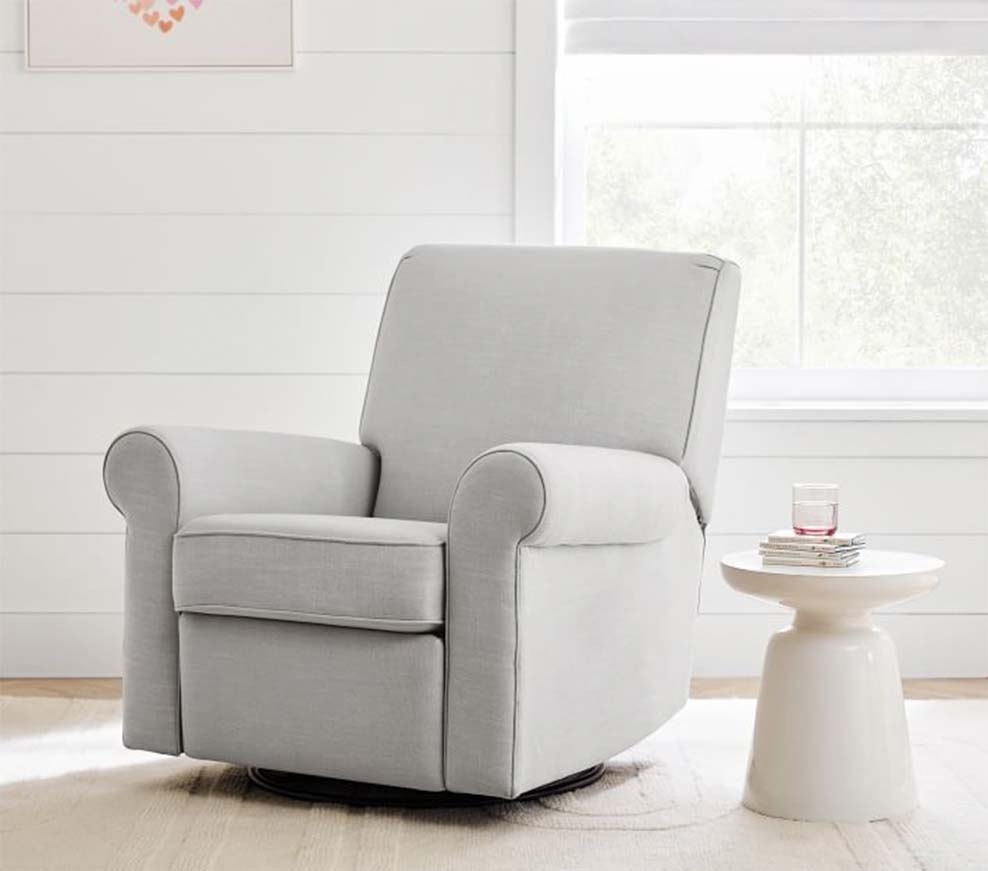 Gray clearance glider chair