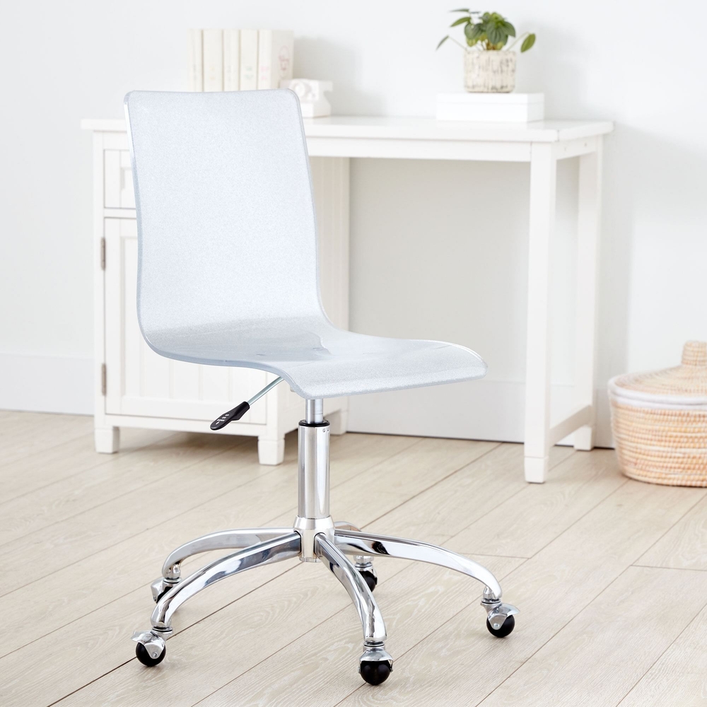 Acrylic swivel chair sales