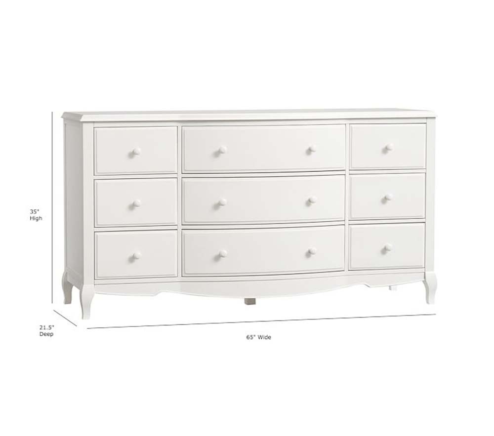 Pottery barn top 9 drawer dresser