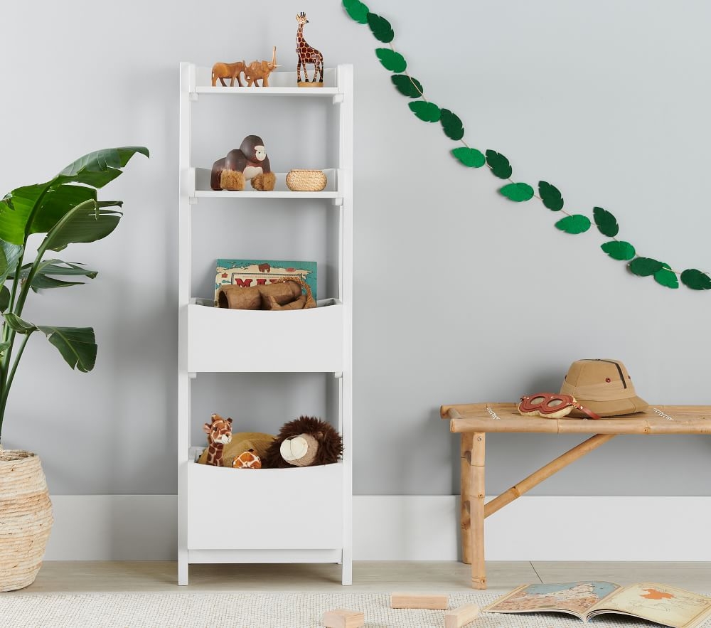 White tower shop bookcase