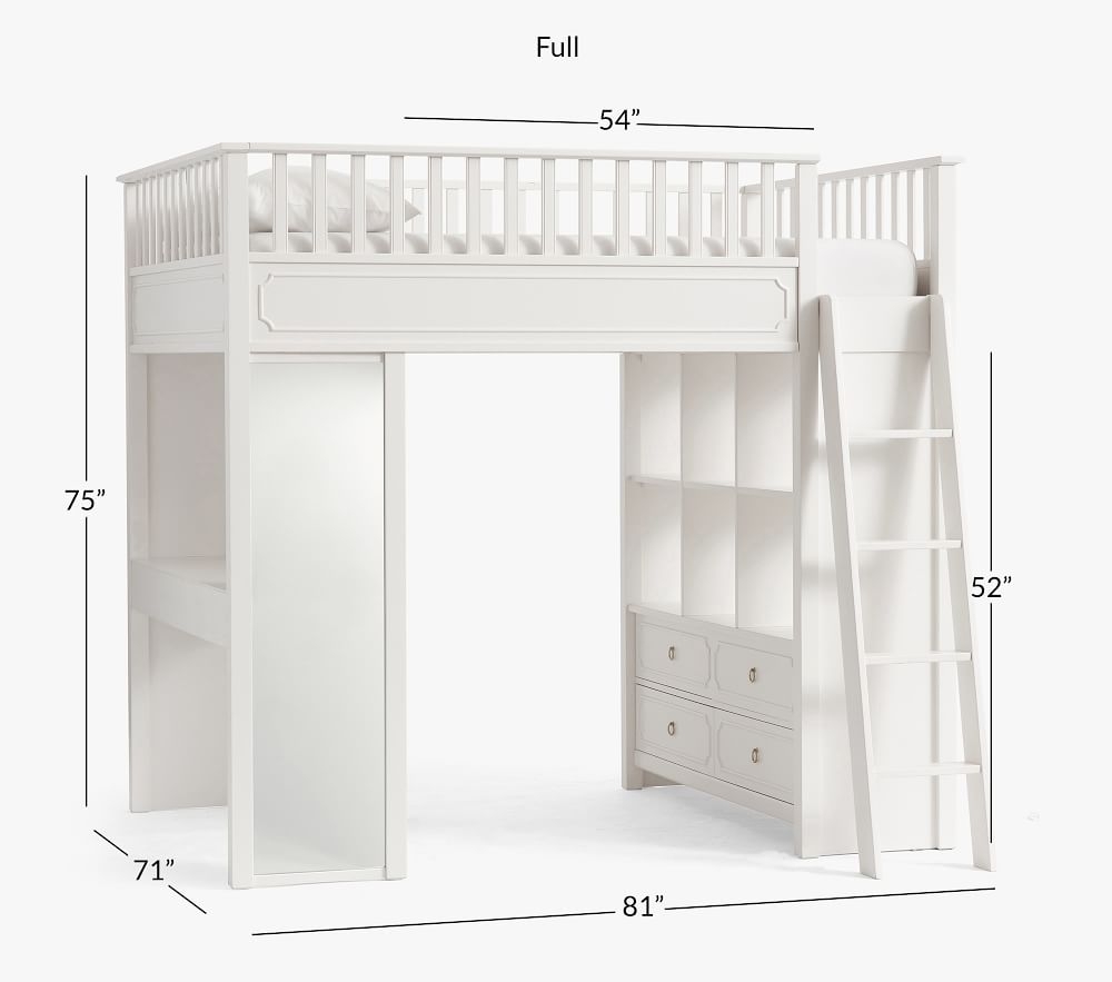 Shop Ava Regency Loft Bed online Pottery Barn Kids Saudi Arabia