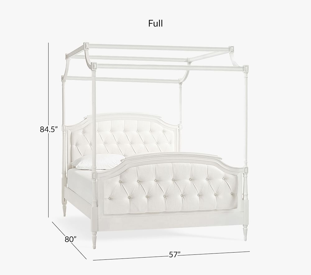 Shop Blythe Tufted Canopy Bed online Pottery Barn Kids Saudi Arabia