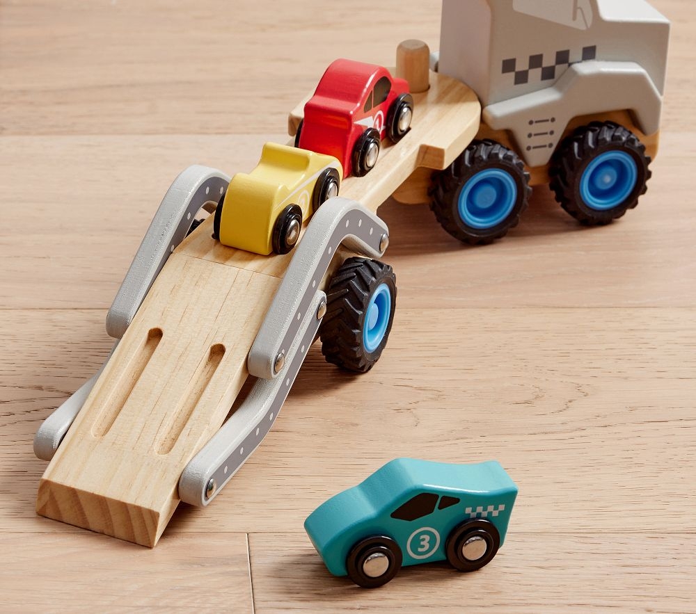 Wooden car online transporter