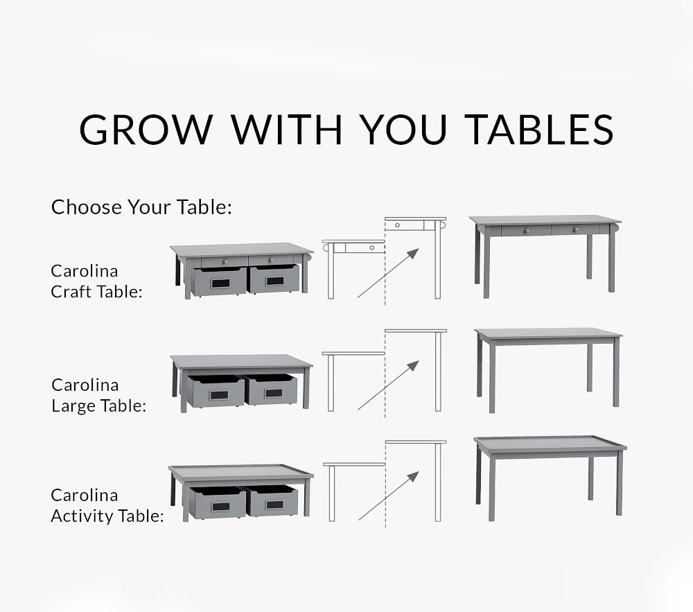 Low sales craft table
