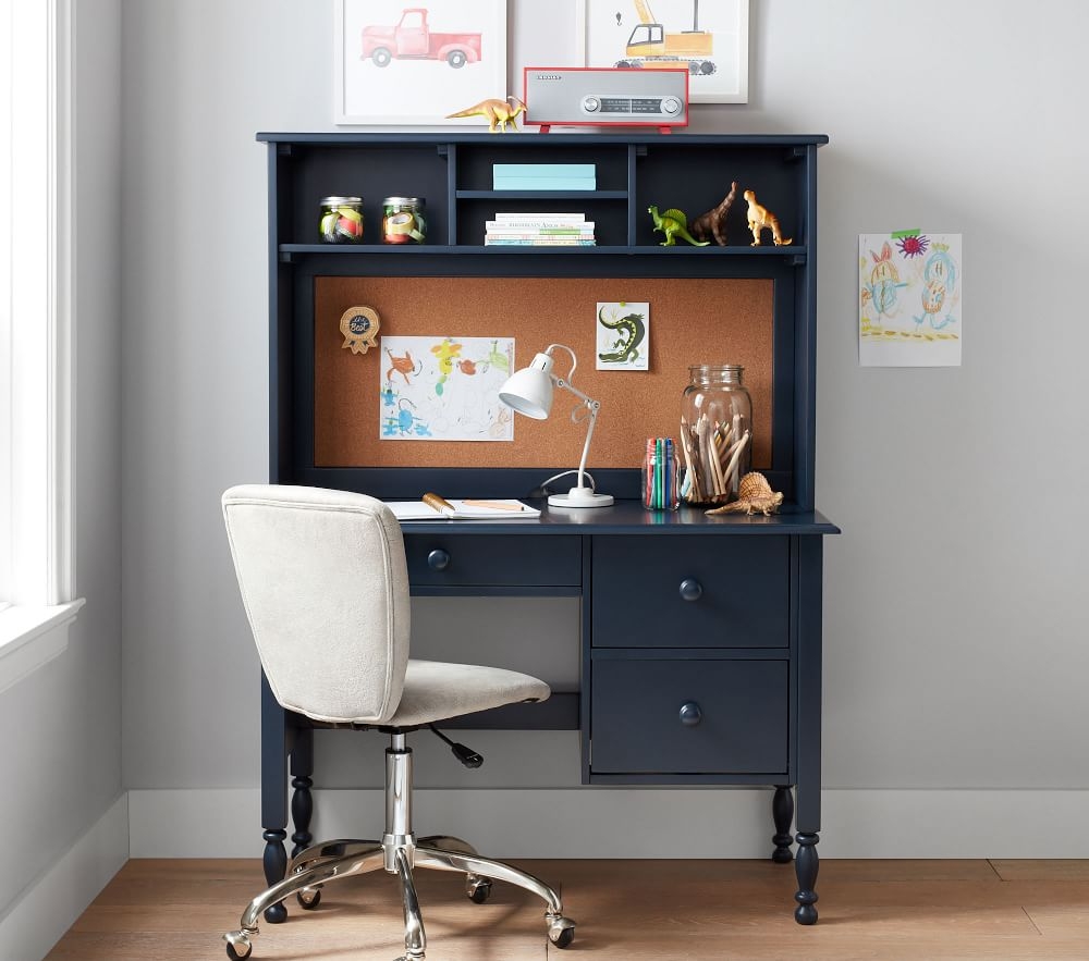 Catalina storage desk & cheap tall hutch