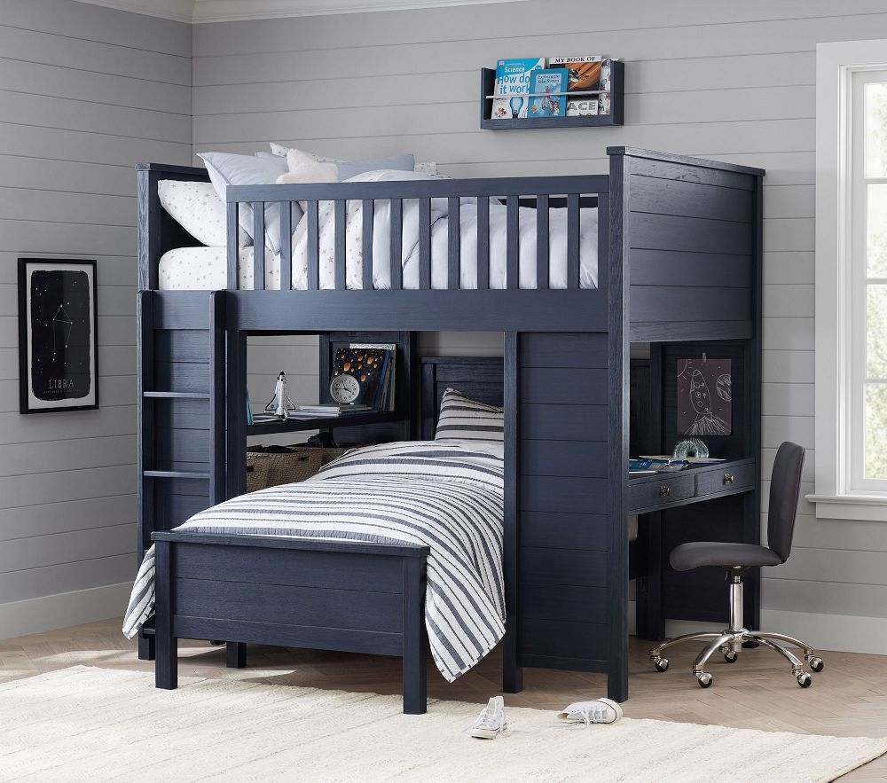 Shop Charlie Loft System Twin Bed Set online Pottery Barn Kids