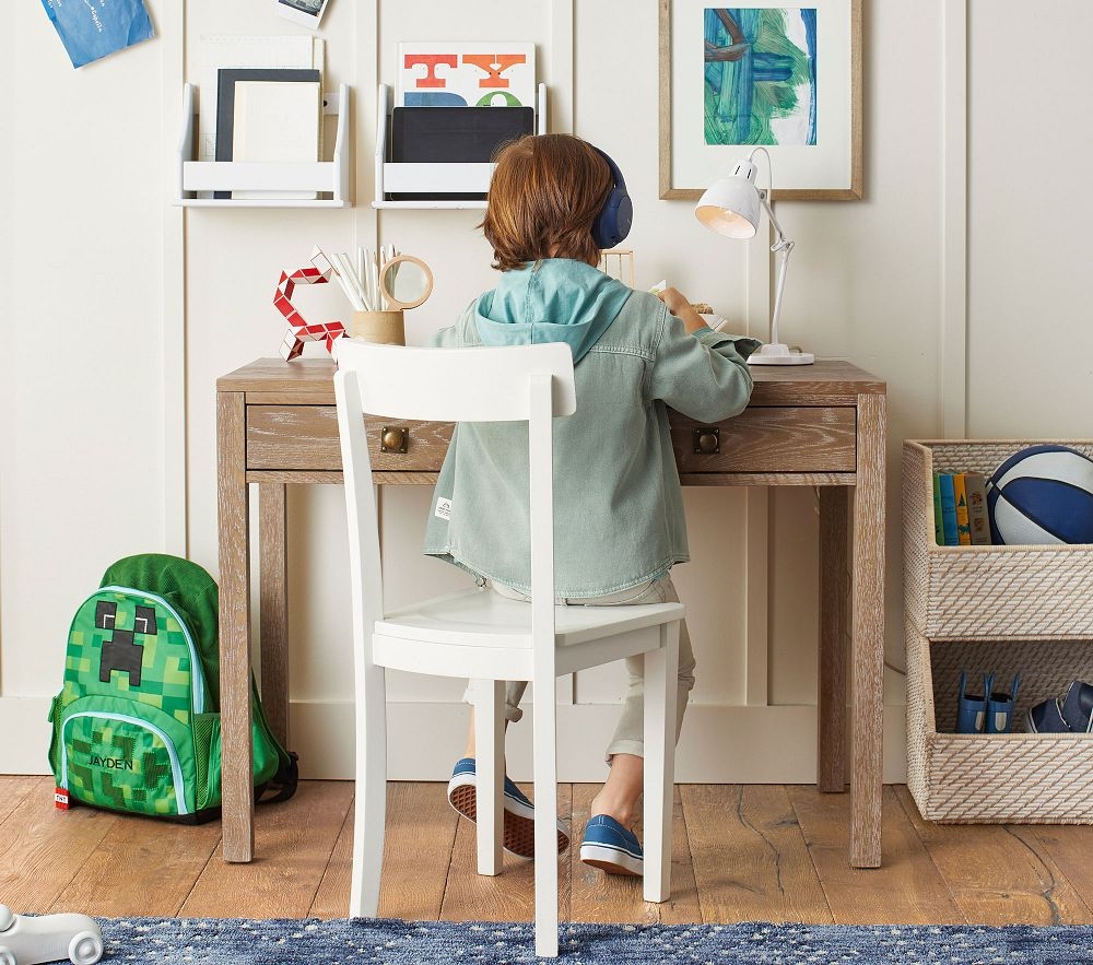 Kids study shop desk with hutch