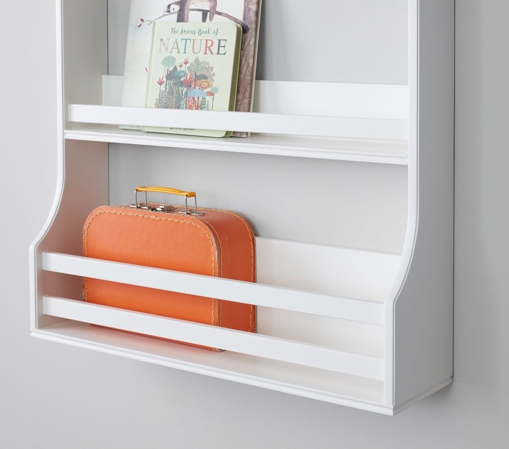Pottery barn sales wall book rack