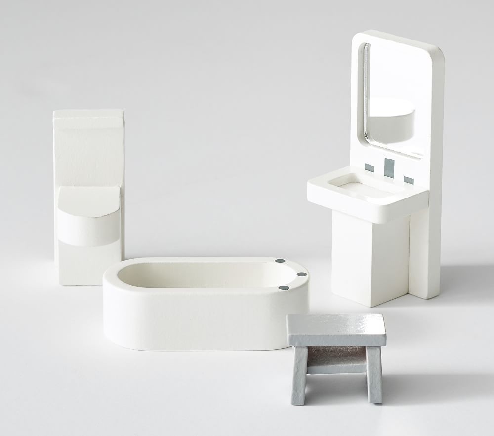 Dollhouse bathroom furniture hot sale