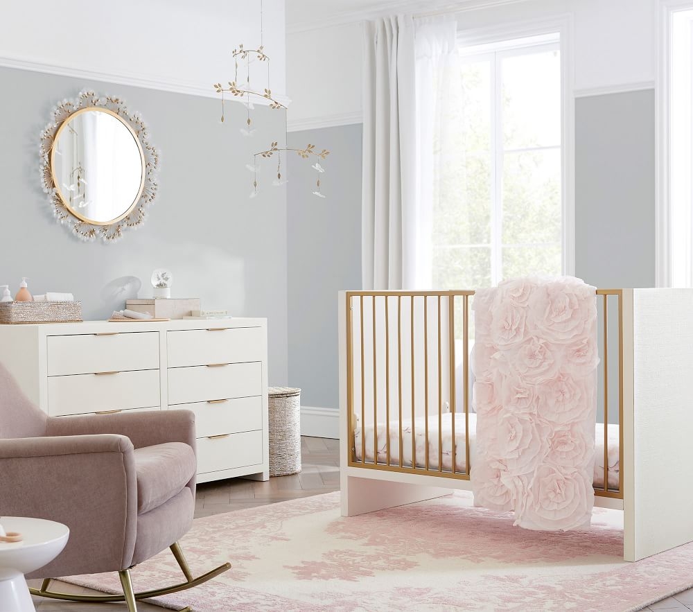 Crib and mattress set top