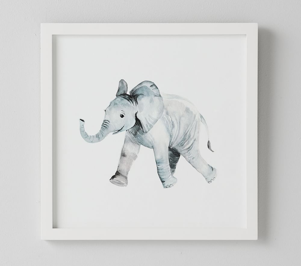 Shop Baby Elephant Framed Art online Pottery Barn Kids Saudi Arabia
