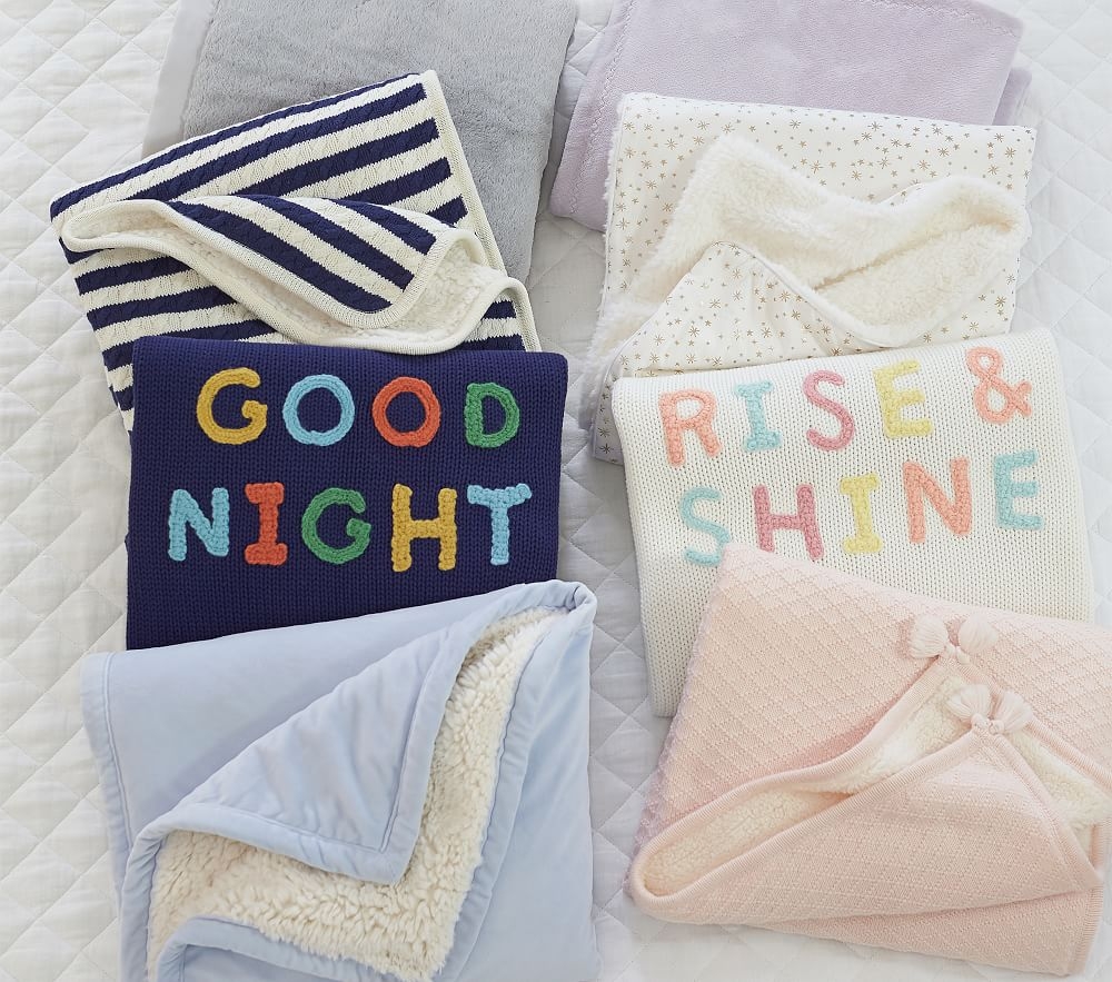 Pottery barn outlet custom blanket