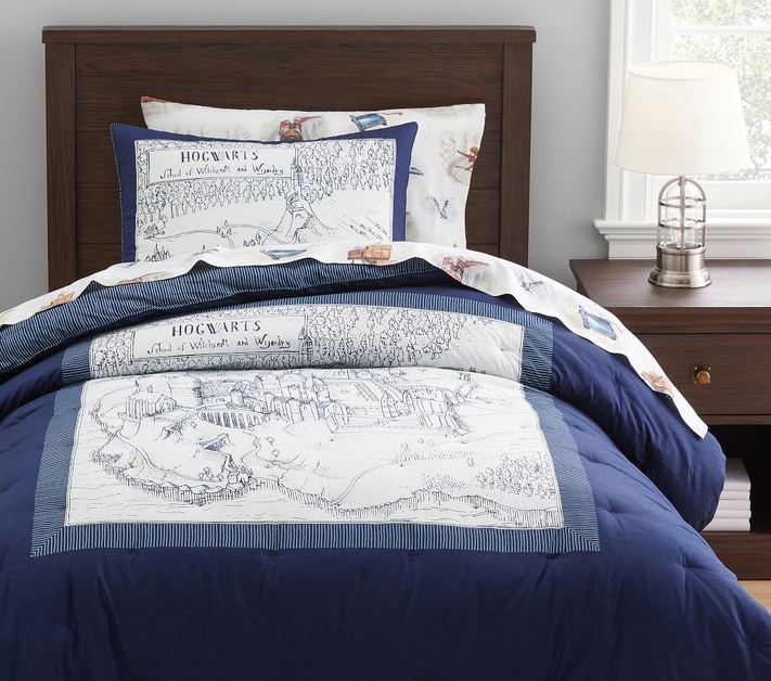 Pottery barn deals harry potter comforter