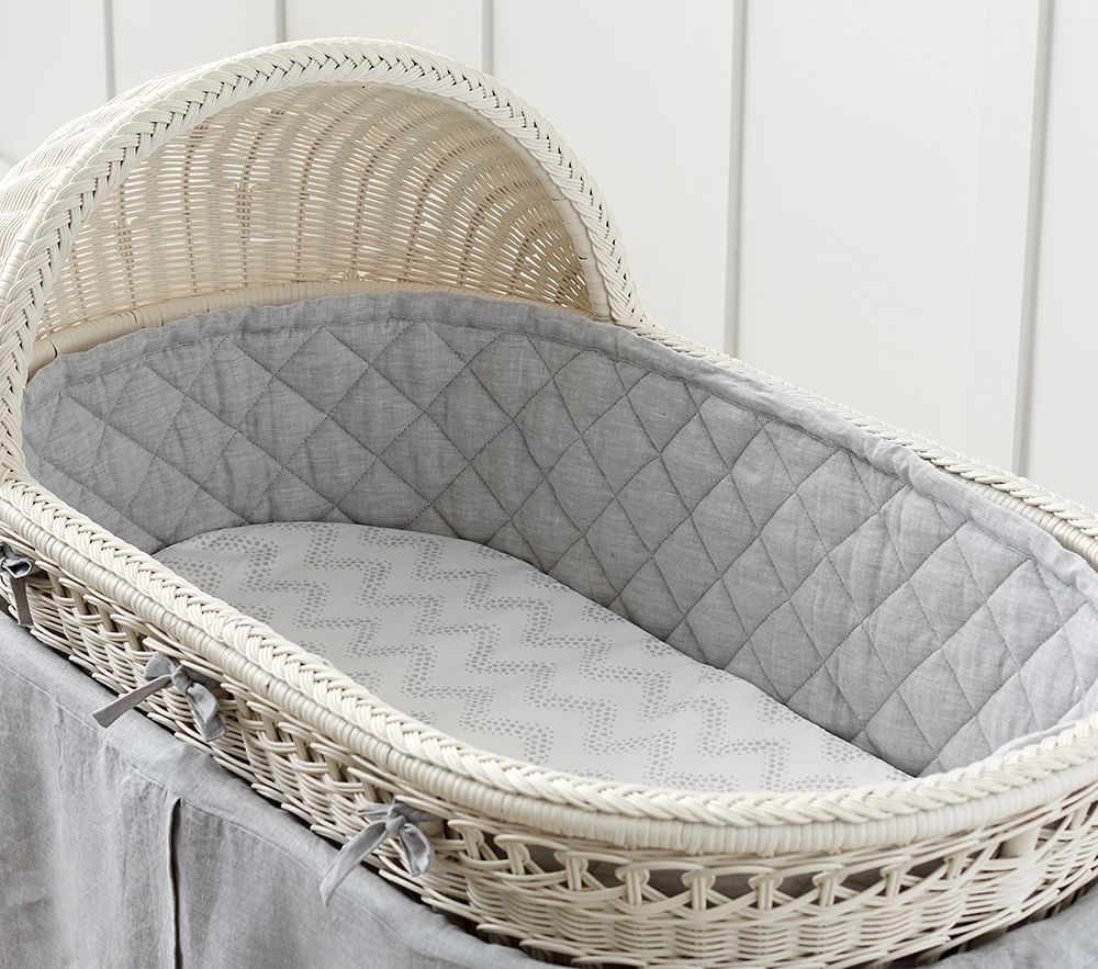 Bassinet skirt sale set