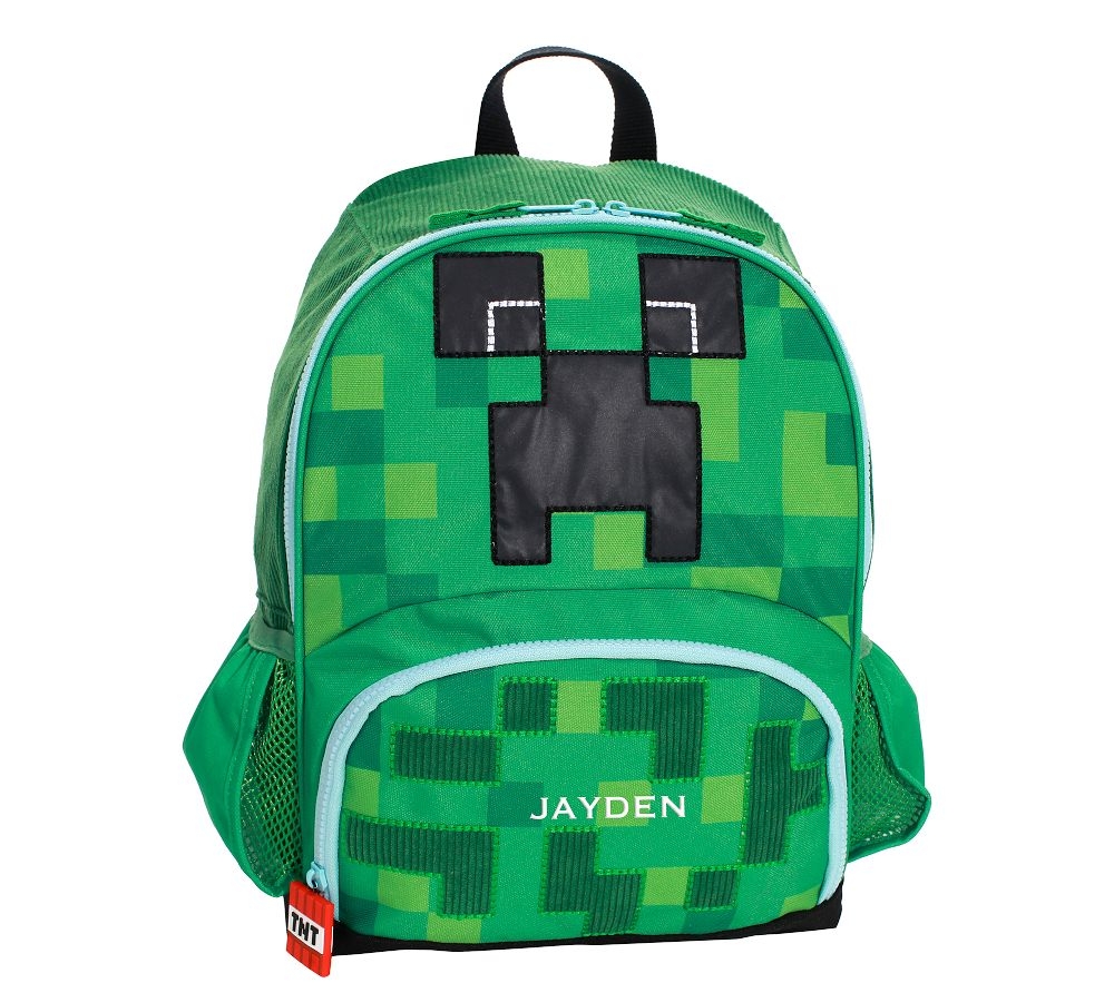 Mackenzie Minecraft TM Creeper Critter Glow in the Dark Backpacks