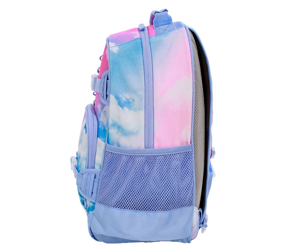 Shop Mackenzie Rainbow Clouds Glitter Backpacks online Pottery