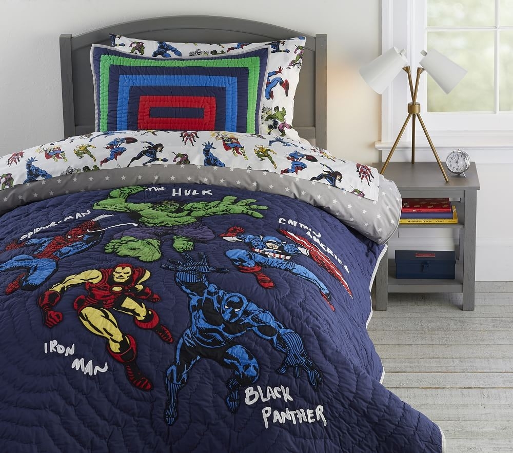 Shop Marvel Heroes Quilt online Pottery Barn Kids Saudi Arabia