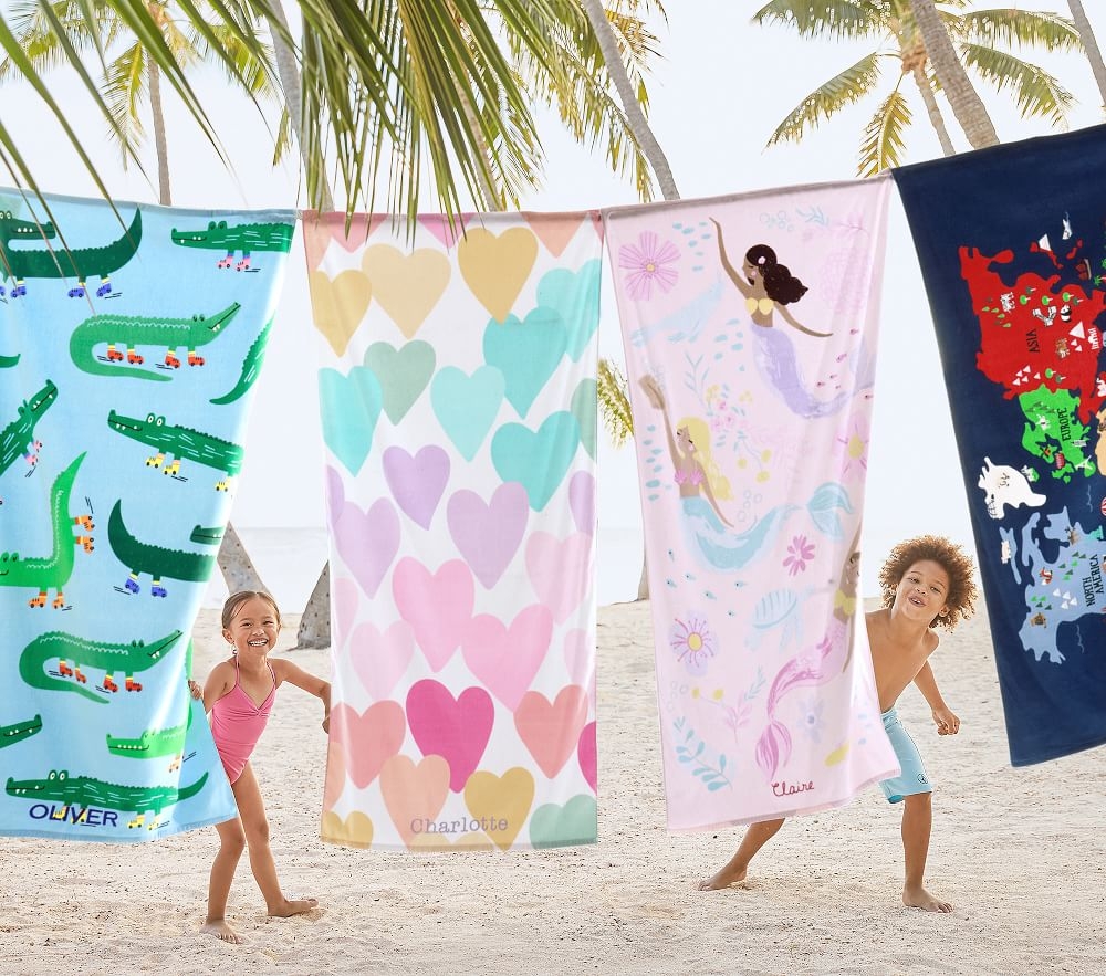 Pottery barn beach towels kids store