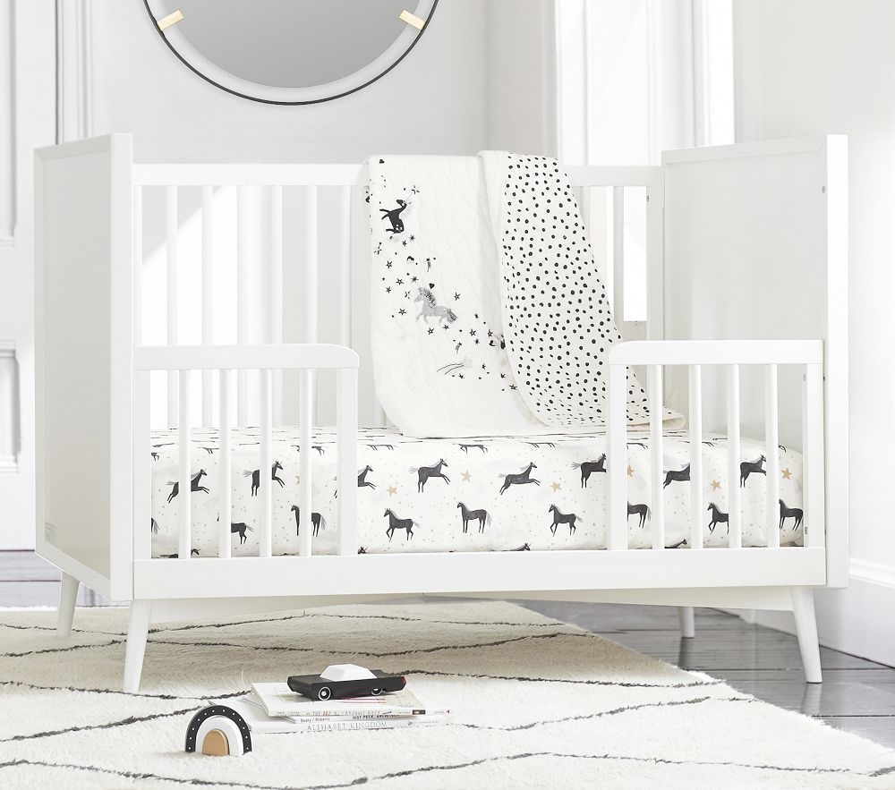 Shop west elm x pbk Mid Century Convertible Crib online Pottery