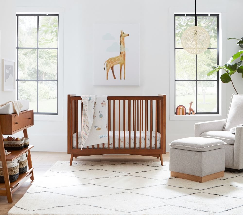 Shop west elm x pbk Mid Century Convertible Crib online Pottery