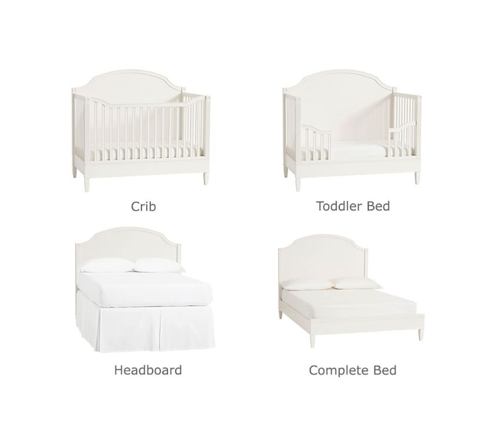 Shop Mila 4 In 1 Toddler Bed Conversion Kit online Pottery Barn