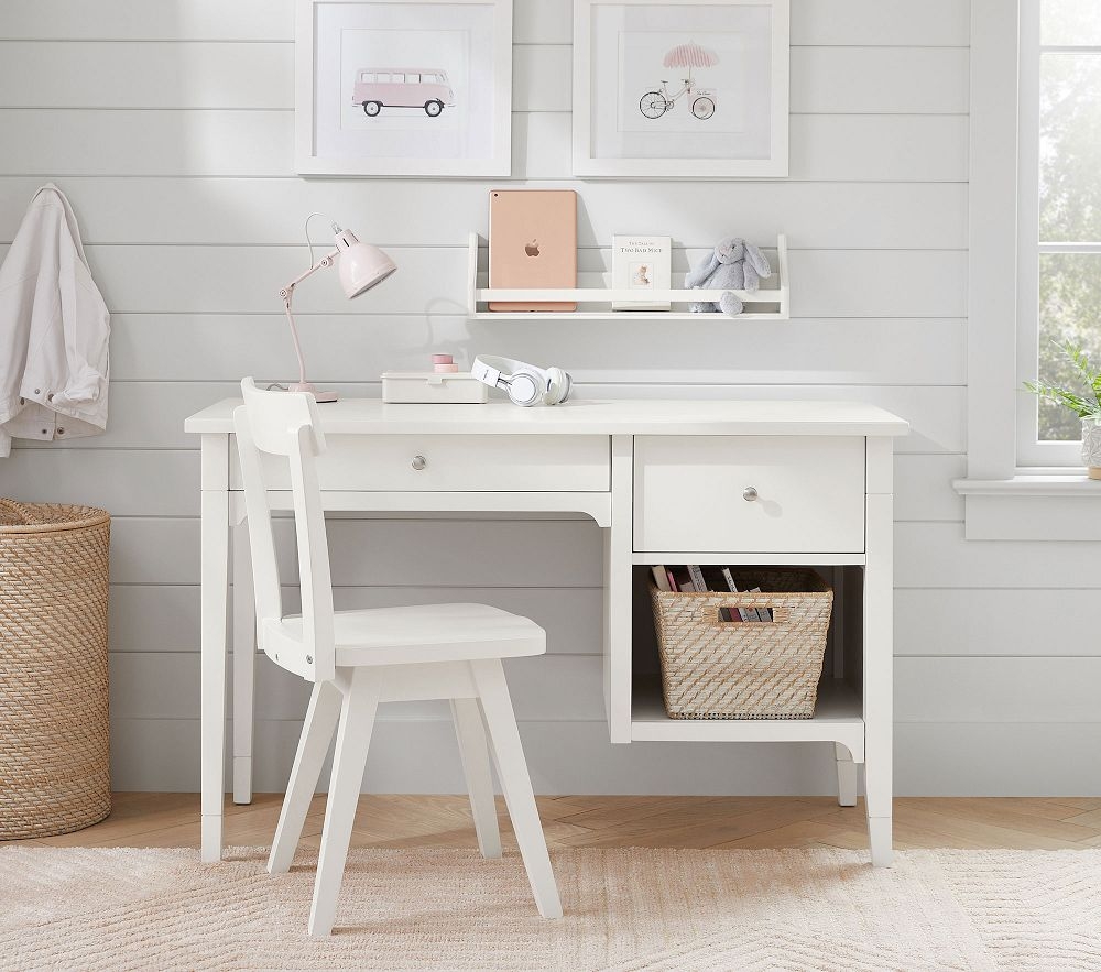Girls white desk deals