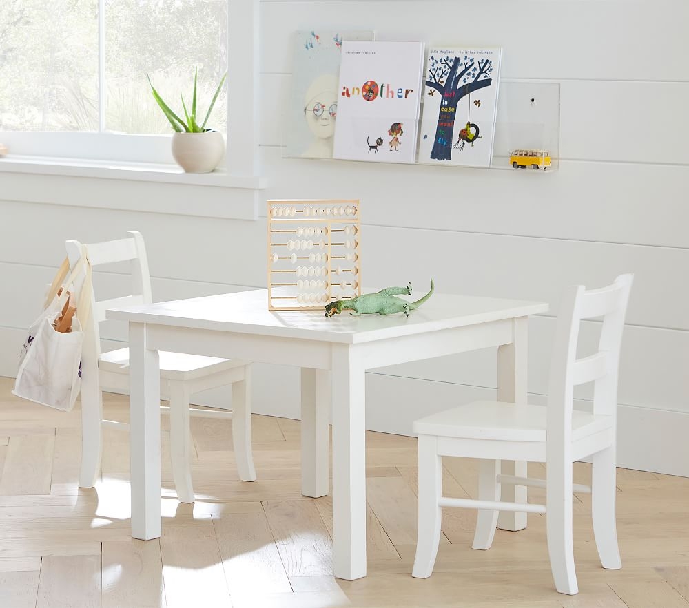 Pottery barn kids table and chair shop set