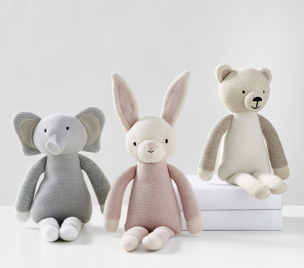 Organic Knit Plush Bunny