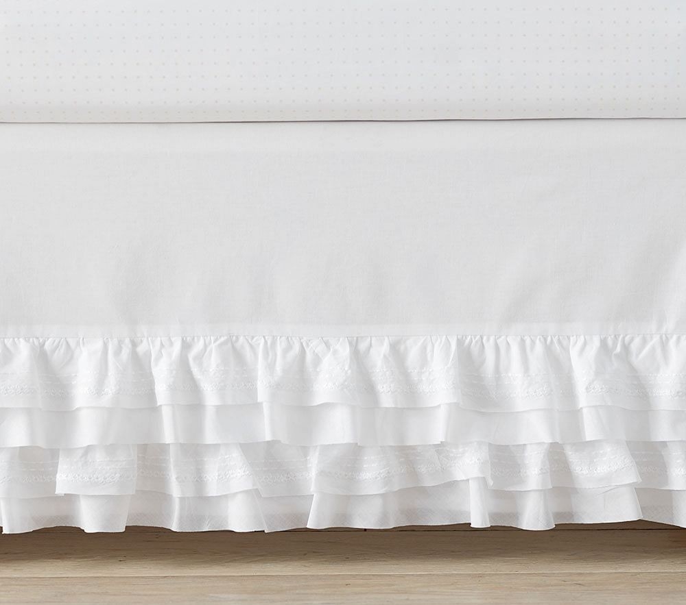 Pottery barn cheap crib skirt
