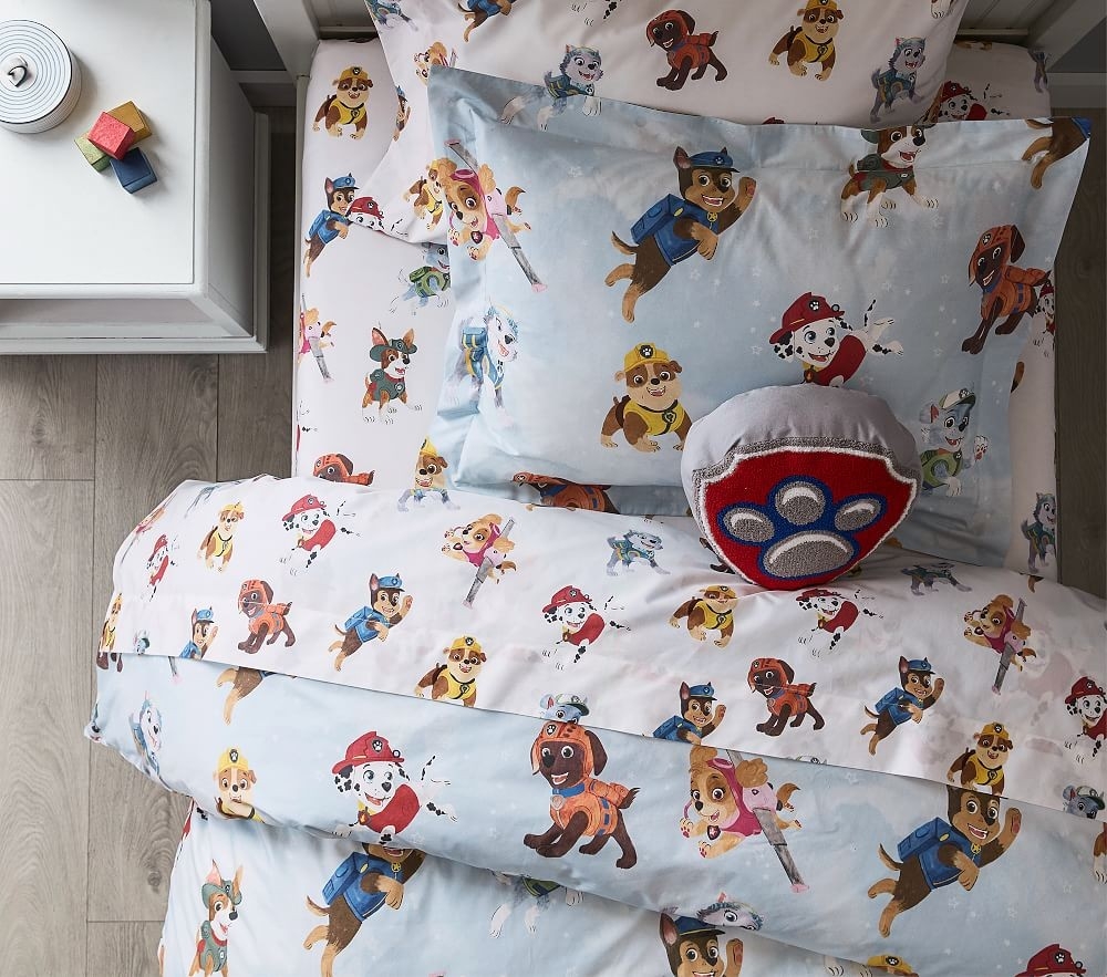 Paw patrol baby crib hot sale bedding