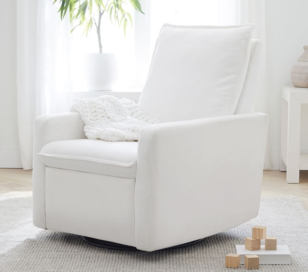 Shop Paxton Swivel Glider Recliner online Pottery Barn Kids