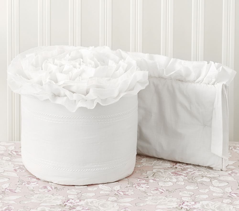 Pottery barn crib bumpers best sale