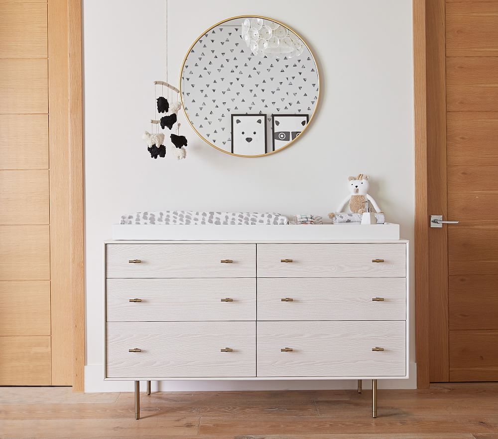 Gold mirror shop nursery