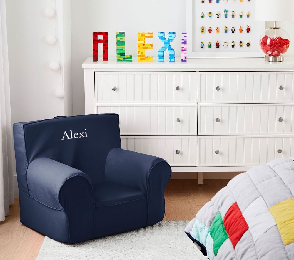 Navy Anywhere Chair Slipcover Only