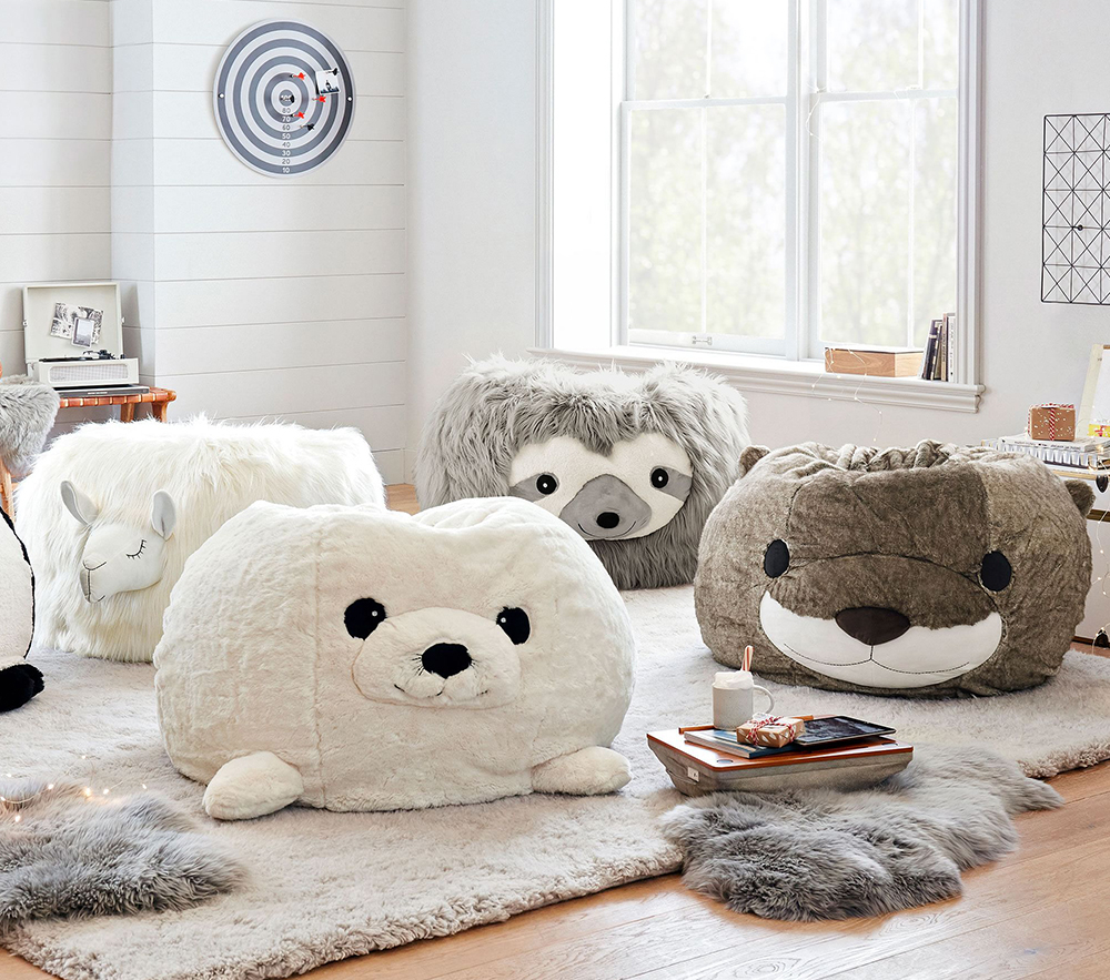 Polar bear best sale bean bag chair