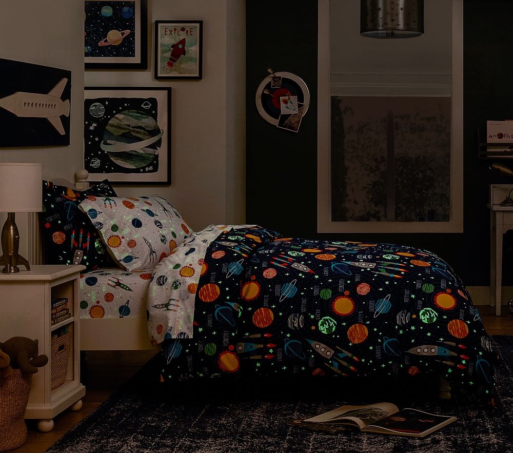 Glow in the store dark duvet cover