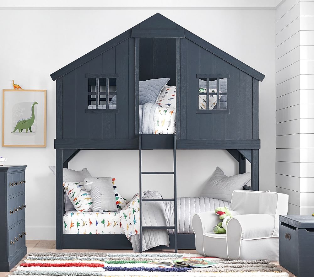 Kids house bunk bed discount