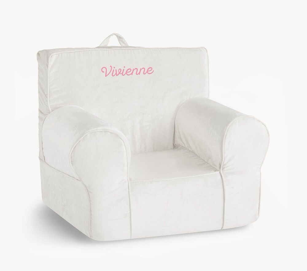 Pottery barn velvet chair top
