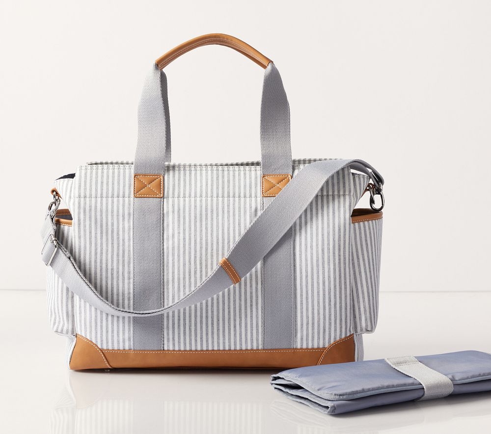 Stripe diaper hotsell bag
