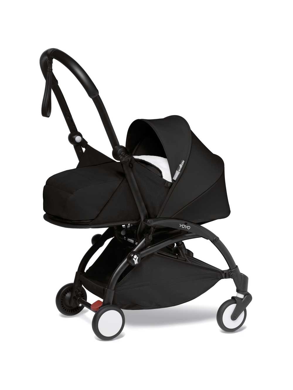 Shop Babyzen Yoyo Stroller Frame Black and Black Shade 0 month