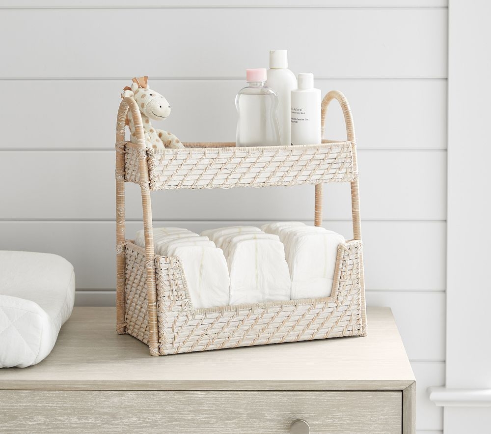 Diaper organizer online table
