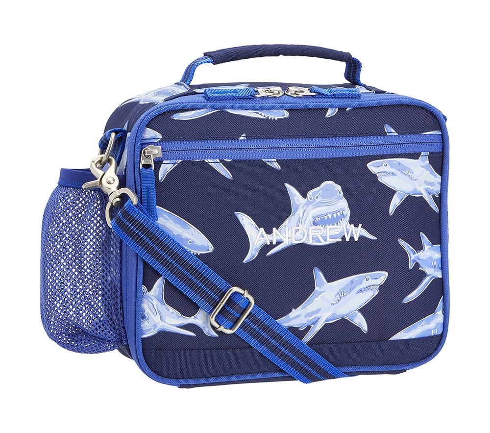 Pottery barn shark lunch box sale