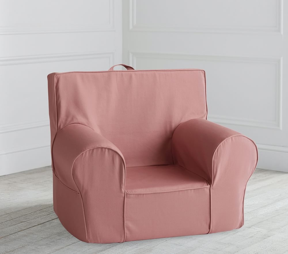 Pink chair 2025 slipcover