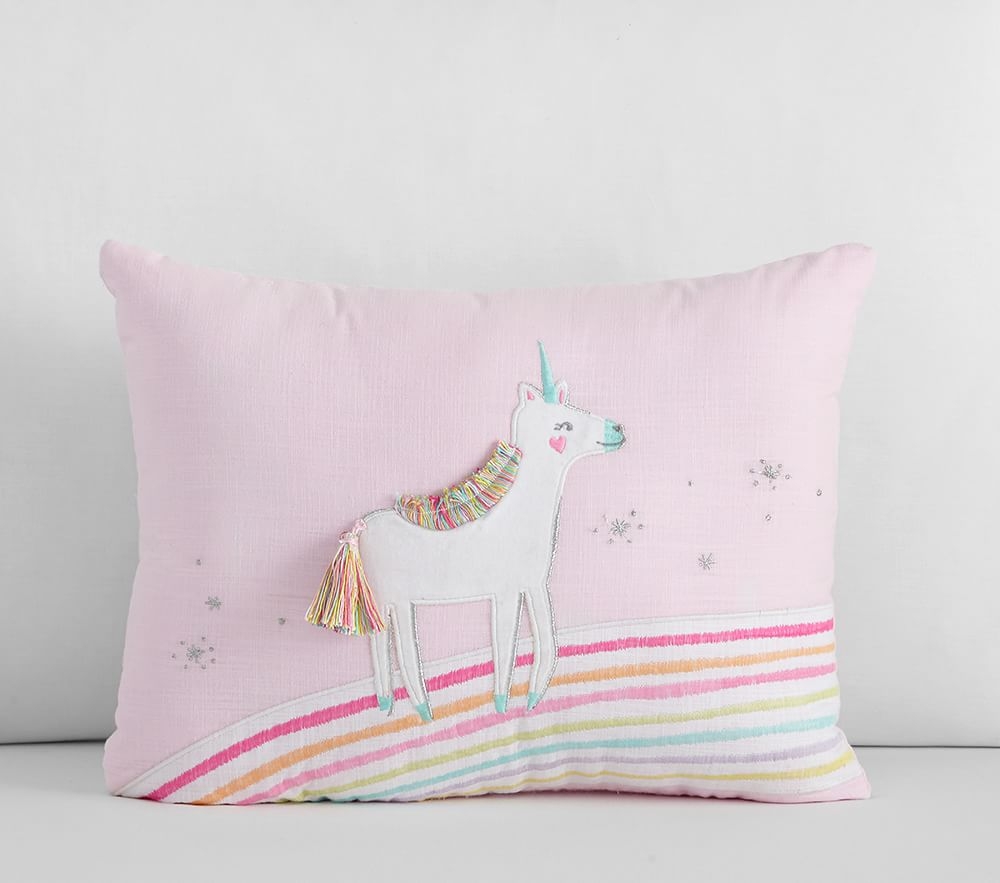Shop Molly Unicorn Pillow online Pottery Barn Kids Saudi Arabia