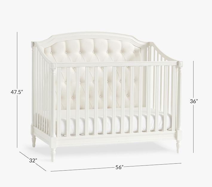Upholstered baby cot store