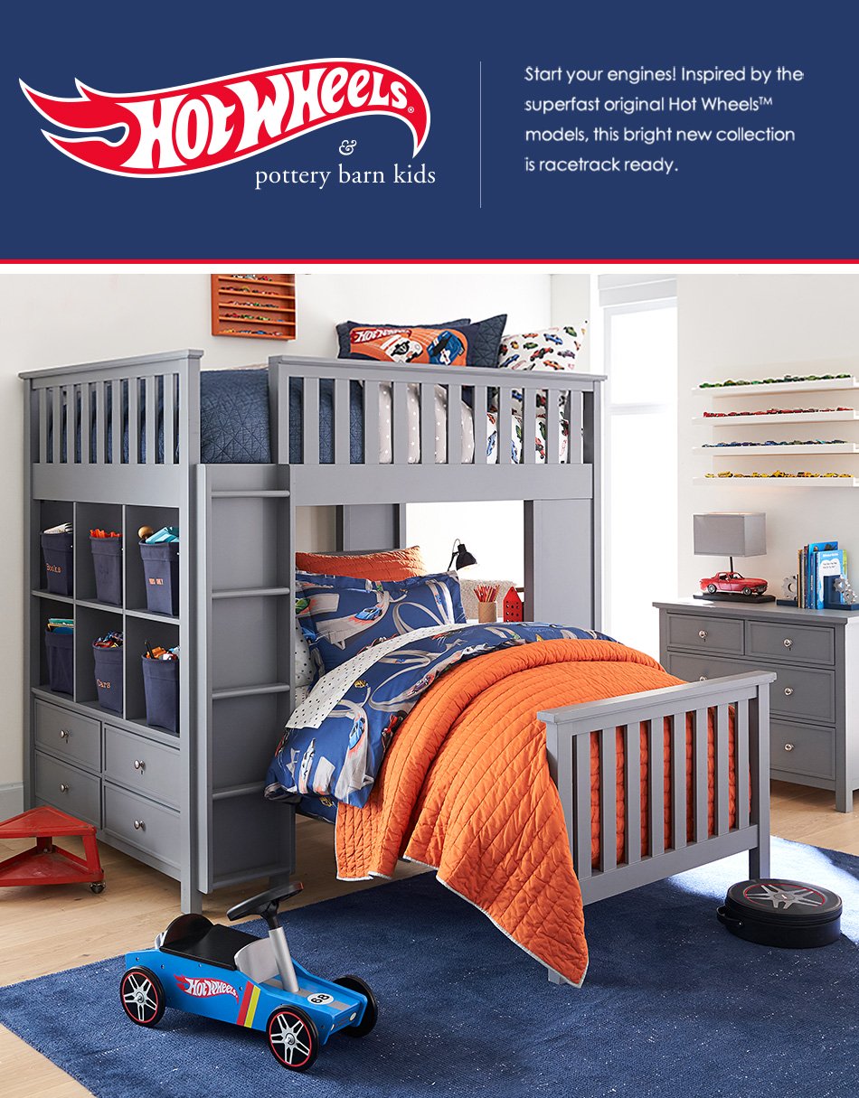 Pottery barn top hot wheels