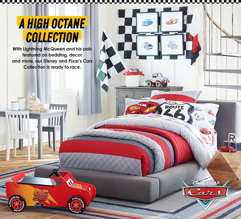 Pottery barn sale disney cars quilt